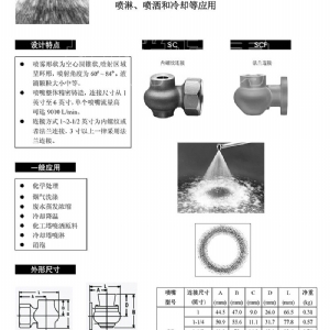 大流量空心錐噴嘴-SC